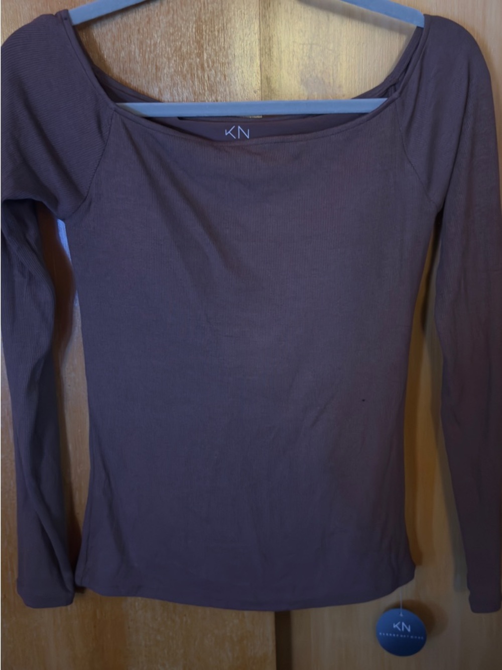 Klassy Network Long-Sleeve Braless Off Shoulder Top